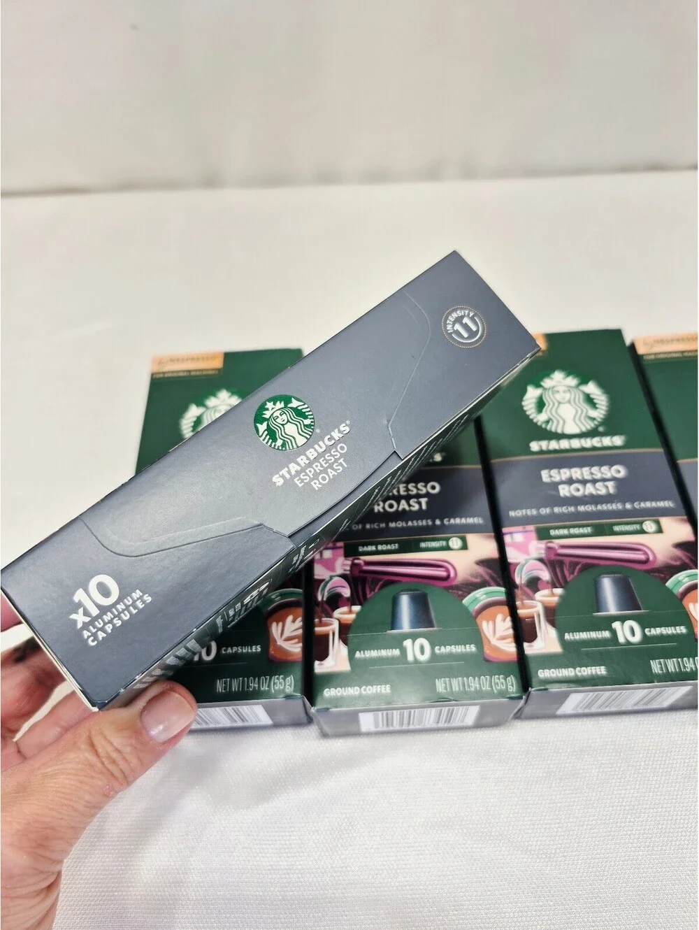 Starbucks Espresso Roast Coffee Pods by Nespresso-5 unopened boxes